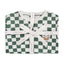 Children's Jersey Pyjamas - Green Checkerboard