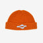 Kids wool beanie in orange