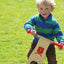 Wooden Balance Bike - Red