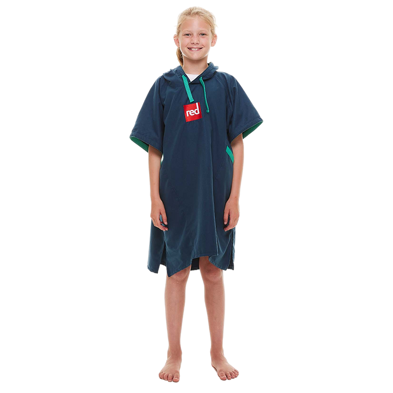 Kid's Quick Dry Microfibre Changing Robe - Navy