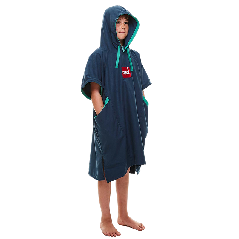 Kid's Quick Dry Microfibre Changing Robe - Navy