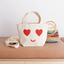 Heart Eyes Little Canvas Bag