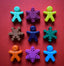 Natural Beeswax Crayons - Ginger Bread Man & Snowflake Box of 8